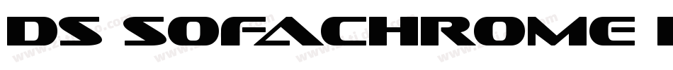 DS Sofachrome Italic字体转换